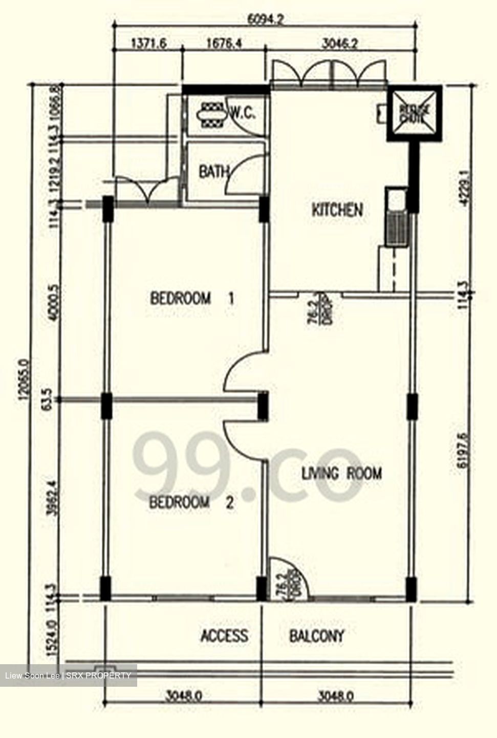 Blk 96 Toa Payoh Palm Spring (Toa Payoh), HDB 3 Rooms #619543611